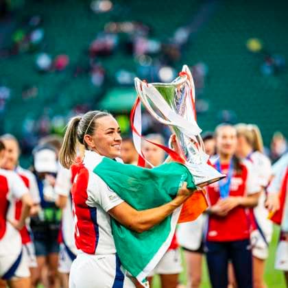 May 24, 2025, Lisbon, Lisbon, Portugal: Katie McCabe of the team Arsenal celebrate winning the Women s Champions League Final between Arsenal v Barcelona at Alvalade stadium,may 24, 2025 Lisbon Portugal - ZUMAr200 20250524_zsp_r200_083 Copyright: xNunoxReisinhox