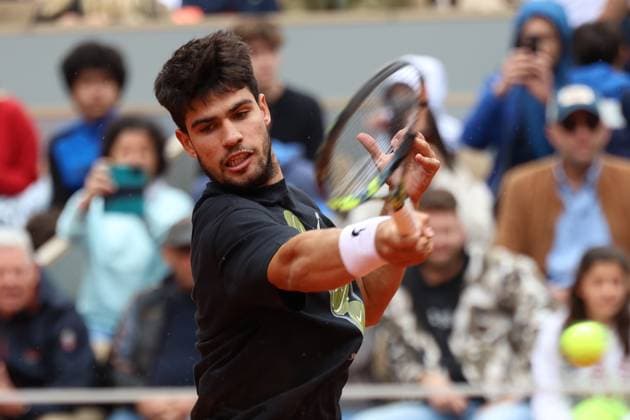 Roland Garros 2025 Grigor Dimitrow during training before Roland Garros 2025 tennis tournament in Paris France on 24 May 2025. Paris France  Copyright: xFotoxOlimpikx originalFilename:jastrzebowski-rolandga250524_npCnH.jpg