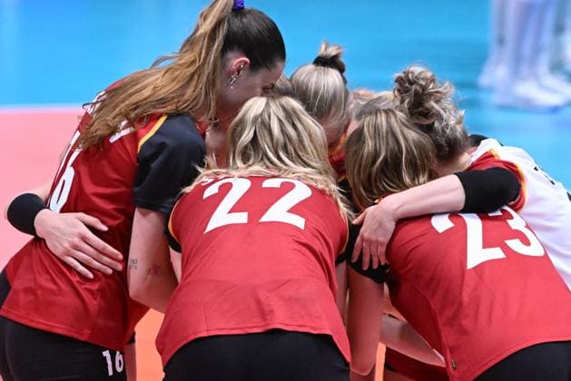 Players of Germany during the match Germany vs Holland at Pala Panini Modena 24may2025 , AIA AeQuilibrium Cup Women Elite.  Copyright: xDuilioxDellaxLibera IPAxSportx xipa-agency.netx xx IPA_58187917 IPA_Agency_IPA58187917
