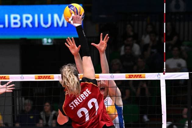 Strubbe Monique ( Germany ) during the match Germany vs Holland at Pala Panini Modena 24may2025 , AIA AeQuilibrium Cup Women Elite.  Copyright: xDuilioxDellaxLibera IPAxSportx xipa-agency.netx xx IPA_58188008 IPA_Agency_IPA58188008