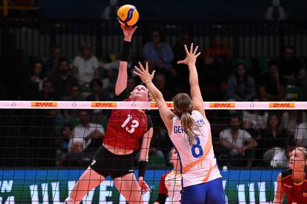 Weske Emilia ( germany ) during the match Germany vs Holland at Pala Panini Modena 24may2025 , AIA AeQuilibrium Cup Women Elite.  Copyright: xDuilioxDellaxLibera IPAxSportx xipa-agency.netx xx IPA_58188074 IPA_Agency_IPA58188074