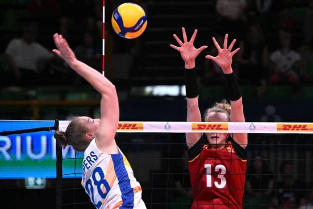 Sport Bilder des Tages Kuipers Jette ( Holland ) during the match Germany vs Holland at Pala Panini Modena 24may2025 , AIA AeQuilibrium Cup Women Elite.  Copyright: xDuilioxDellaxLibera IPAxSportx xipa-agency.netx xx IPA_58188179 IPA_Agency_IPA58188179