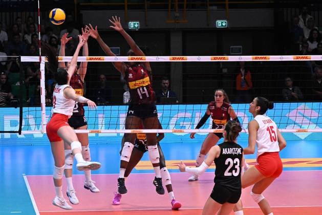 Action game during the match Italy vs Turkey at Pala Panini Modena 24may2025 , AIA AeQuilibrium Cup Women Elite.  Copyright: xDuilioxDellaxLibera IPAxSportx xipa-agency.netx xx IPA_58200570 IPA_Agency_IPA58200570