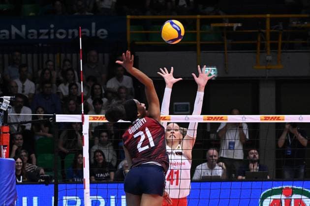 oveth Omoruyi ( Italy ) during the match Italy vs Turkey at Pala Panini Modena 24may2025 , AIA AeQuilibrium Cup Women Elite.  Copyright: xDuilioxDellaxLibera IPAxSportx xipa-agency.netx xx IPA_58200648 IPA_Agency_IPA58200648