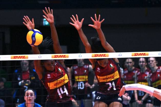 during the match Italy vs Turkey at Pala Panini Modena 24may2025 , AIA AeQuilibrium Cup Women Elite.  Copyright: xDuilioxDellaxLibera IPAxSportx xipa-agency.netx xx IPA_58200621 IPA_Agency_IPA58200621