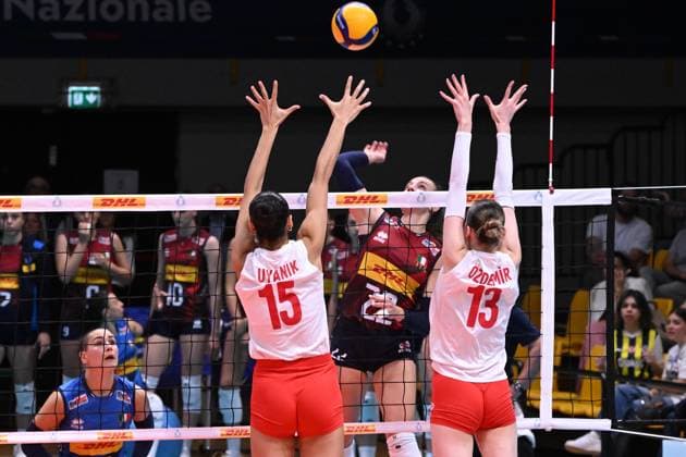 Gaia Giovannini ( Italy ) during the match Italy vs Turkey at Pala Panini Modena 24may2025 , AIA AeQuilibrium Cup Women Elite.  Copyright: xDuilioxDellaxLibera IPAxSportx xipa-agency.netx xx IPA_58200622 IPA_Agency_IPA58200622