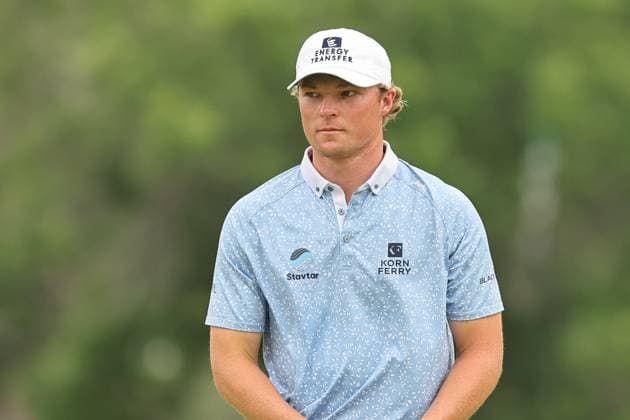 May 24, 2025: Frankie Capan III on the 6th hole during the third round of the Charles Schwab Challenge golf tournament at Colonial Country Club in Fort Worth, TX. Cal Media Fort Worth United States of America - ZUMAc04_ 20250524_zma_c04_019 Copyright: xGrayxSiegelx