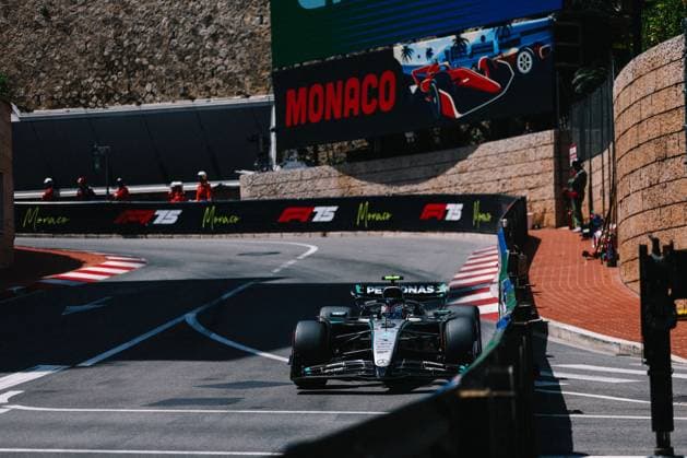 12 Andrea Kimi Antonelli (ITA, Mercedes-AMG Petronas F1 Team), F1 Grand Prix of Monaco at Circuit de Monaco on May 24, 2025 in Monte-Carlo, Monaco. (Photo by HOCH ZWEI) Monte-Carlo Monaco