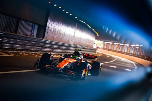 4 Lando Norris (GBR, McLaren F1 Team), F1 Grand Prix of Monaco at Circuit de Monaco on May 24, 2025 in Monte-Carlo, Monaco. (Photo by HOCH ZWEI) Monte-Carlo Monaco