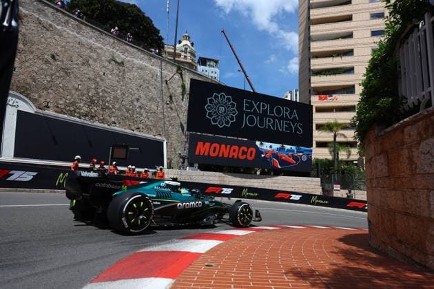23.05.2025, xrarjax, Motorsport FIA Formel 1, Großer Preis von Monaco 2025 v.l. Fernando Alonso (Aston Martin) Startnummer 14 (FIA REGULATIONS PROHIBIT ANY USE OF PHOTOGRAPHS as IMAGE SEQUENCES and or QUASI-VIDEO) Monte Carlo