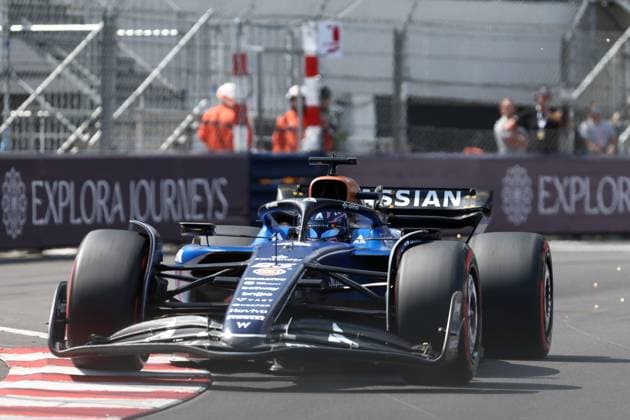 F1 Gran Prix of Monaco Alexander Albon of Williams Racing on track during qualifying for the F1 Grand Prix of Monaco at Circuit de Monaco on May 24, 2025 in Monte-Carlo, Monaco. Monaco Monte-Carlo Monaco Copyright: xMarcoxCanonierox