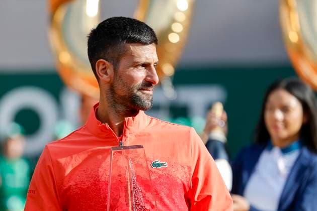 Novak Djokovic (SRB) bei der Siegerehrung , Schweiz, Tennis, Gonet Geneva Open ATP, Tennis Herren 250), Final Doppel,2025, Ariel Behar (URU) Joran Vliegen (BEL) vs. Sadio Doumbia (FRA) Fabien Reboul (FRA), 24.05.2025, Parc des Eaux-Vives, Genf, Schweiz Genf Parc des Eaux-Vives Genf Schweiz Copyright: xGrantxHubbsx