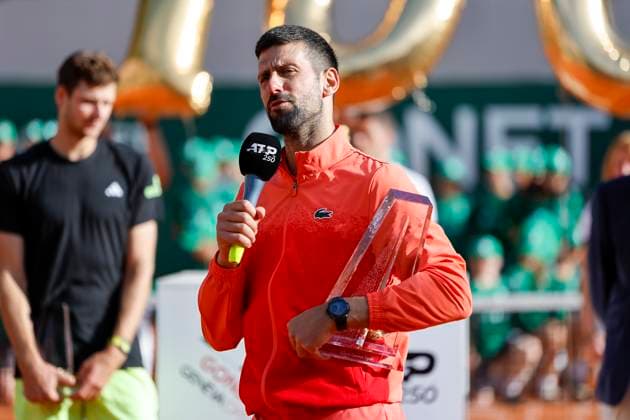Gewinner, Sieger Novak Djokovic (SRB) , Schweiz, Tennis, Gonet Geneva Open ATP, Tennis Herren 250), Final Doppel,2025, Ariel Behar (URU) Joran Vliegen (BEL) vs. Sadio Doumbia (FRA) Fabien Reboul (FRA), 24.05.2025, Parc des Eaux-Vives, Genf, Schweiz Genf Parc des Eaux-Vives Genf Schweiz Copyright: xGrantxHubbsx