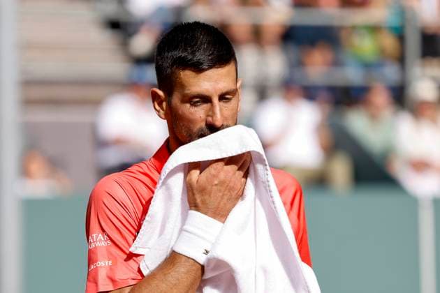 Novak Djokovic (SRB) , Schweiz, Tennis, Gonet Geneva Open ATP, Tennis Herren 250), Final Doppel,2025, Ariel Behar (URU) Joran Vliegen (BEL) vs. Sadio Doumbia (FRA) Fabien Reboul (FRA), 24.05.2025, Parc des Eaux-Vives, Genf, Schweiz Genf Parc des Eaux-Vives Genf Schweiz Copyright: xGrantxHubbsx