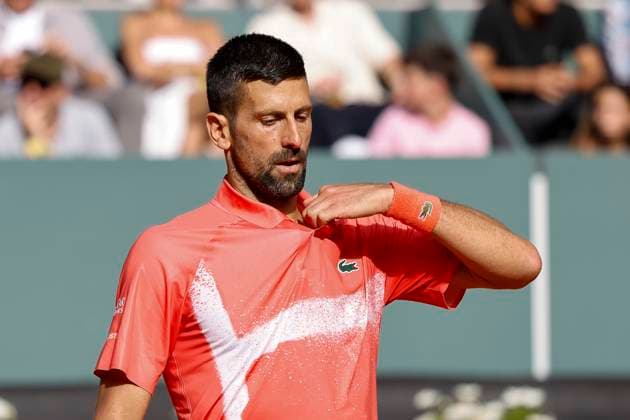 Novak Djokovic (SRB) , Schweiz, Tennis, Gonet Geneva Open ATP, Tennis Herren 250), Final Doppel,2025, Ariel Behar (URU) Joran Vliegen (BEL) vs. Sadio Doumbia (FRA) Fabien Reboul (FRA), 24.05.2025, Parc des Eaux-Vives, Genf, Schweiz Genf Parc des Eaux-Vives Genf Schweiz Copyright: xGrantxHubbsx