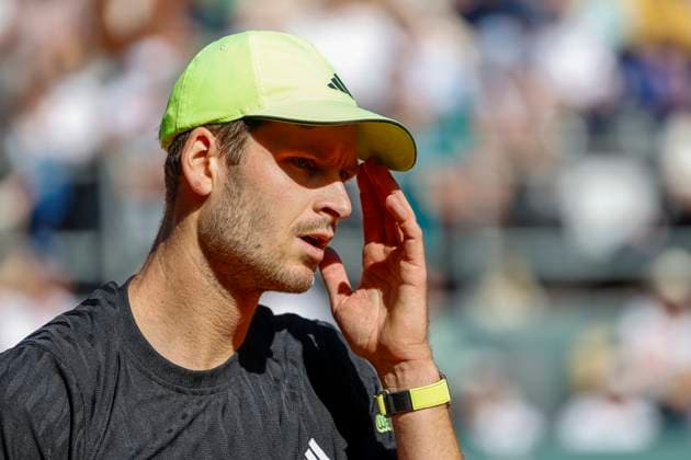Hubert Hurkacz (POL) , Schweiz, Tennis, Gonet Geneva Open ATP, Tennis Herren 250), Final Doppel,2025, Ariel Behar (URU) Joran Vliegen (BEL) vs. Sadio Doumbia (FRA) Fabien Reboul (FRA), 24.05.2025, Parc des Eaux-Vives, Genf, Schweiz Genf Parc des Eaux-Vives Genf Schweiz Copyright: xGrantxHubbsx