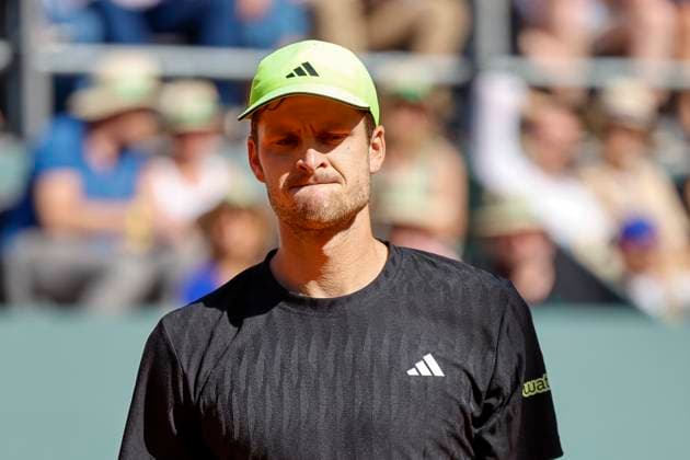 Hubert Hurkacz (POL) , Schweiz, Tennis, Gonet Geneva Open ATP, Tennis Herren 250), Final Doppel,2025, Ariel Behar (URU) Joran Vliegen (BEL) vs. Sadio Doumbia (FRA) Fabien Reboul (FRA), 24.05.2025, Parc des Eaux-Vives, Genf, Schweiz Genf Parc des Eaux-Vives Genf Schweiz Copyright: xGrantxHubbsx