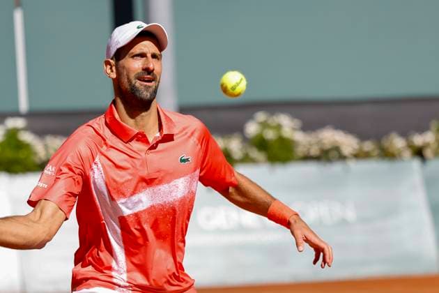 Novak Djokovic (SRB) , Schweiz, Tennis, Gonet Geneva Open ATP, Tennis Herren 250), Final Doppel,2025, Ariel Behar (URU) Joran Vliegen (BEL) vs. Sadio Doumbia (FRA) Fabien Reboul (FRA), 24.05.2025, Parc des Eaux-Vives, Genf, Schweiz Genf Parc des Eaux-Vives Genf Schweiz Copyright: xGrantxHubbsx