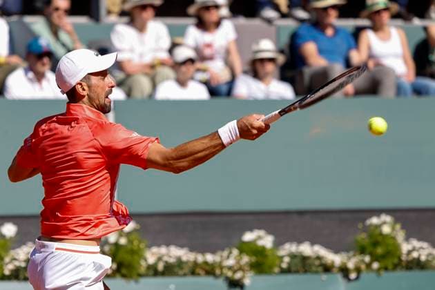 Novak Djokovic (SRB) , Schweiz, Tennis, Gonet Geneva Open ATP, Tennis Herren 250), Final Doppel,2025, Ariel Behar (URU) Joran Vliegen (BEL) vs. Sadio Doumbia (FRA) Fabien Reboul (FRA), 24.05.2025, Parc des Eaux-Vives, Genf, Schweiz Genf Parc des Eaux-Vives Genf Schweiz Copyright: xGrantxHubbsx