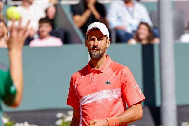 Novak Djokovic (SRB) , Schweiz, Tennis, Gonet Geneva Open ATP, Tennis Herren 250), Final Doppel,2025, Ariel Behar (URU) Joran Vliegen (BEL) vs. Sadio Doumbia (FRA) Fabien Reboul (FRA), 24.05.2025, Parc des Eaux-Vives, Genf, Schweiz Genf Parc des Eaux-Vives Genf Schweiz Copyright: xGrantxHubbsx