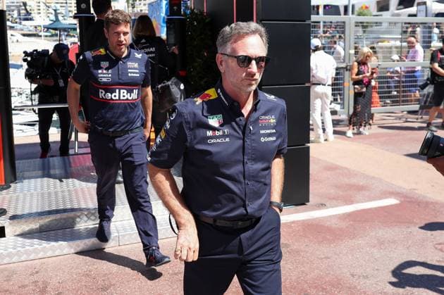 Teamchef Christian Horner (Oracle Red Bull Racing) im Paddock, Rennen, Grosser Preis von Monaco, Motorsport, Herren, Formel 1, 25.05.2025 Monte Carlo Monaco MCO
