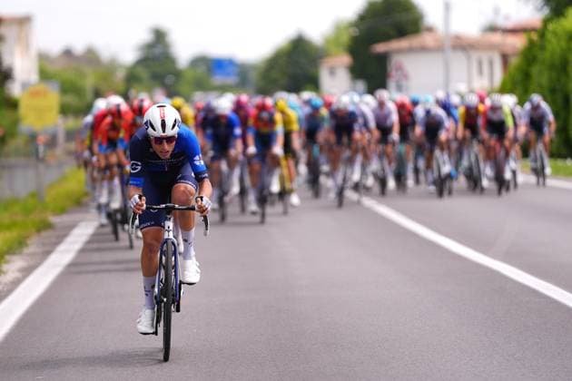 Germani Lorenzo of Groupama-Fdj during the stage 15 of the Giro d™Italia from Fiume Veneto to Asiago, Italy - Sunday, May 25, 2025. - cycling.  Copyright: xFabioxFerrari Lapressex