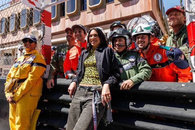 Dua Lipa (Saengerin), Grosser Preis von Monaco, Motorsport, Formel 1, Saison 2025, 25.05.2025 Grosser Preis von Monaco, Motorsport, Formel 1, Saison 2025, 25.05.2025 Monte Carlo Copyright: xEibner-Pressefoto AlexanderxNeisx EP_ANS