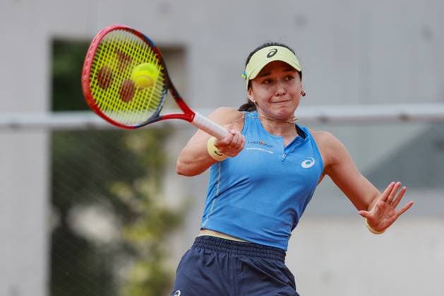Eva Lys (GER) Tennis - French Open 2025 - Roland Garros - Paris - - France - 25 May 2025. Copyright: xJuergenxHasenkopfx