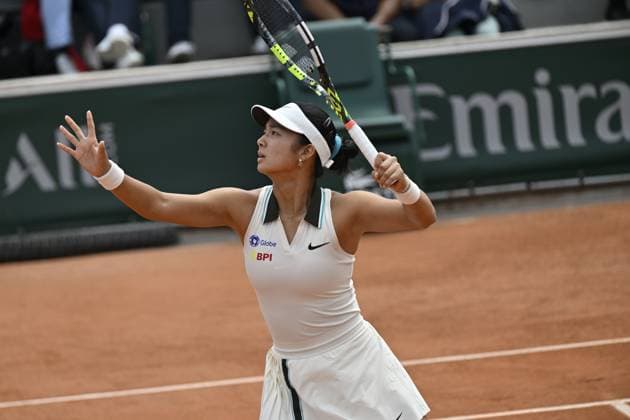 Tennis : Roland Garros 2025 - ITF - Tennis - Roland Garros 2025 - ITF - Alexandra Eala - Philippines France  Copyright: xChryslenexCaillaudx xPsnewzx
