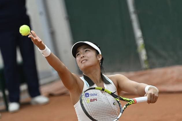 Tennis : Roland Garros 2025 - ITF - Tennis - Roland Garros 2025 - ITF - Alexandra Eala - Philippines France  Copyright: xChryslenexCaillaudx xPsnewzx