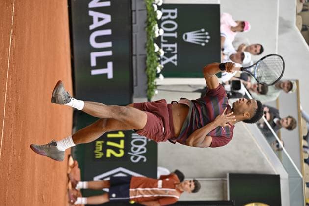 Tennis : Roland Garros 2025 - ITF - Tennis - Roland Garros 2025 - ITF - Giovanni Mpetshi Perricard - France France  Copyright: xChryslenexCaillaudx xPsnewzx