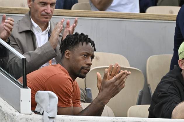 Tennis : Roland Garros 2025 - ITF - Tennis - Roland Garros 2025 - ITF - Elina Svitolina - Ukraine - Gael Monfils - France France  Copyright: xChryslenexCaillaudx xPsnewzx