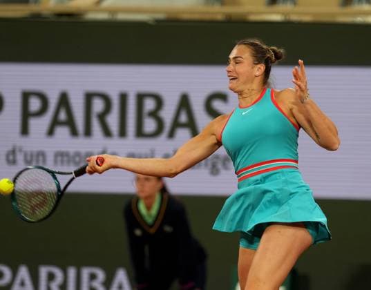 TENNIS - French Open 2025 PARIS,FRANCE,25.MAY.25 - TENNIS - ATP, Tennis Herren World Tour, French Open, Roland Garros, Grand Slam. Image shows Aryna Sabalenka (BLR).  GEPAxpictures xMichaelxRiedler