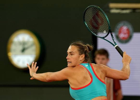 TENNIS - French Open 2025 PARIS,FRANCE,25.MAY.25 - TENNIS - ATP, Tennis Herren World Tour, French Open, Roland Garros, Grand Slam. Image shows Aryna Sabalenka (BLR).  GEPAxpictures xMichaelxRiedler