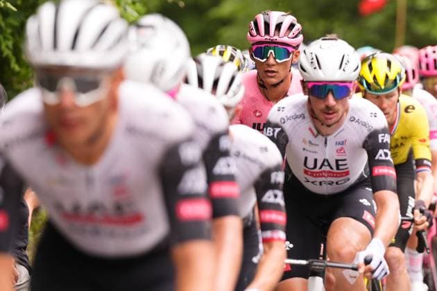 Del Toro Romero Isaac during the stage 15 of the Giro d™Italia from Fiume Veneto to Asiago, Italy - Sunday, May 25, 2025. - cycling.  Copyright: xFabioxFerrari Lapressex