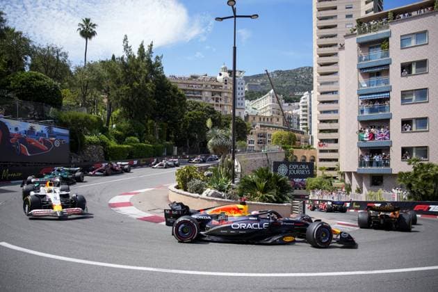 MONACO - Max Verstappen (Red Bull Racing) during the start of the Monaco Grand Prix at the Circuit de Monaco. ANP SANDER KING xVIxANPxSportx xxANPxIVx 528638707 originalFilename: 528638707.jpg