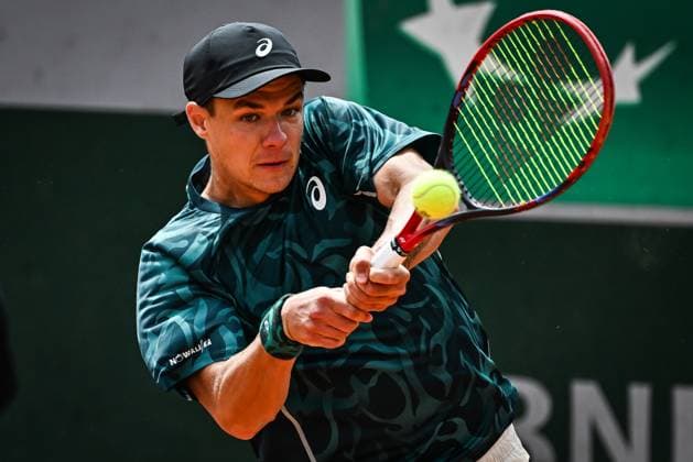 May 25, 2025, Paris, France, France: Kamil MAJCHRZAK of Poland during the first day of Roland-Garros 2025, French Open 2025, Grand Slam tennis tournament at Roland-Garros Stadium on May 25, 2025 in Paris, France. Paris France - ZUMAm308 20250525_zsp_m308_025 Copyright: xMatthieuxMirvillex