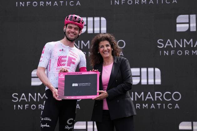 Asgreen Kasper of Ef Education - Easypost during the stage 15 of the Giro d™Italia from Fiume Veneto to Asiago, Italy - Sunday, May 25, 2025. - cycling.  Copyright: xGianmattiaxD alberto Lapressex
