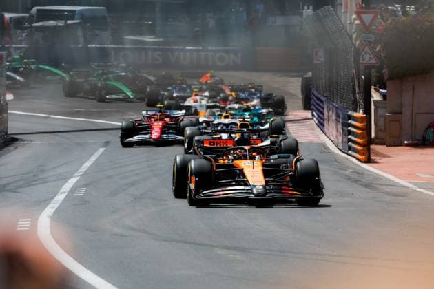 Formula 1 TAG Heuer Grand Prix de Monaco 2025 Alexis Perrin OVERTAKE MAXPPP - 25 05 2025 04 NORRIS Lando (gbr), McLaren F1 Team, action during the first lap of the Formula 1 TAG Heuer Grand Prix de Monaco 2025, the 8th round of the 2025 FIA Formula 1 World Championship, WM, Weltmeisterschaft on the Circuit de Monaco from May 22 to 25, 2025, in Monte Carlo, Monaco - F1 Grand Prix Of Monaco  Copyright: xOVERTAKE MAXPPPxAlexisxPerrinx OVT202505255798 monaco OVT202505255798