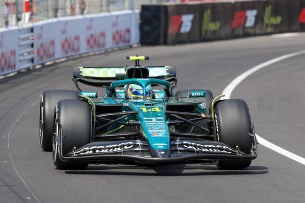 Fernando Alonso (Aston Martin Aramco), Rennen, Grosser Preis von Monaco, Motorsport, Herren, Formel 1, 25.05.2025 Monte Carlo Monaco MCO