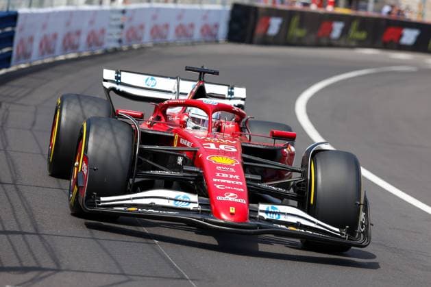 Charles Leclerc (Scuderia Ferrari HP), Rennen, Grosser Preis von Monaco, Motorsport, Herren, Formel 1, 25.05.2025 Monte Carlo Monaco MCO