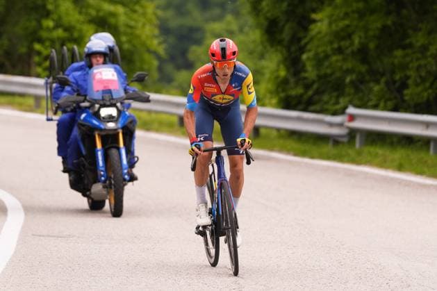 Verona Quintanilla Carlos of Lidl-Trek during the stage 15 of the Giro d™Italia from Fiume Veneto to Asiago, Italy - Sunday, May 25, 2025. - cycling.  Copyright: xFabioxFerrari LaPressex