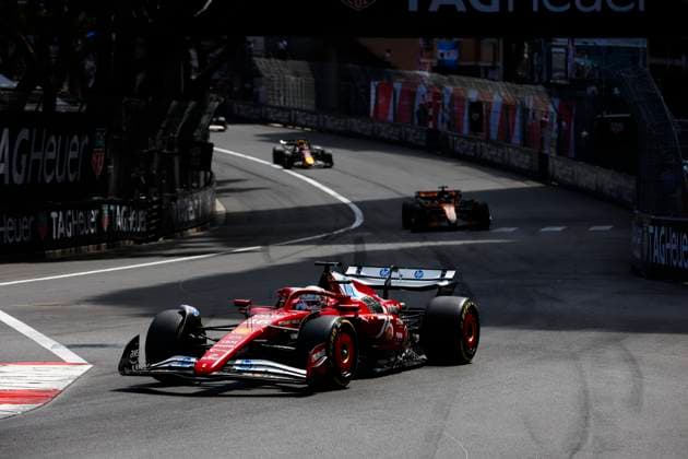F1 - MONACO GRAND PRIX 2025 16 LECLERC Charles (mco), Scuderia Ferrari SF-25, action during the Formula 1 Tag Heuer Grand Prix de Monaco, 8th round of the 2025 FIA Formula One World Championship, WM, Weltmeisterschaft from May 23 to 25, 2025 on the Circuit de Monaco, in Monte-Carlo, Monaco - Monte-CarloMonaco  Copyright: xDPPIx