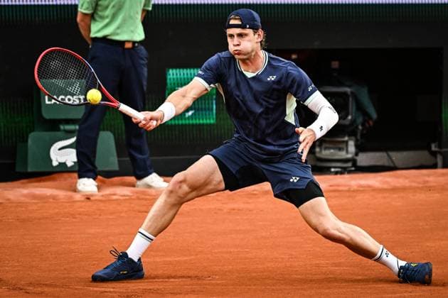 May 25, 2025, Paris, France, France: Zizou BERGS of Belgium during the first day of Roland-Garros 2025, French Open 2025, Grand Slam tennis tournament at Roland-Garros Stadium on May 25, 2025 in Paris, France. Paris France - ZUMAm308 20250525_zsp_m308_028 Copyright: xMatthieuxMirvillex