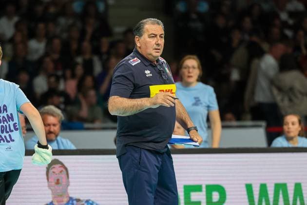 Ferdinando De Giorgi (Italien, Chef-Trainer), GER, Deutschland vs. Italien, Volleyball, Herren, Laenderspiel, Saison 2024 2025, 25.05.2025, GER, Deutschland vs. Italien, Volleyball, Herren, Laenderspiel, Saison 2024 2025, 25.05.2025 Muenchen Copyright: xEibner-Pressefoto JennixMaulx EP_JML