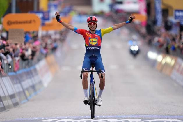 Sport Themen der Woche KW21 Sport Bilder des Tages Verona Quintanilla Carlos of Lidl-Trek, stage winner, during the stage 15 of the Giro d™Italia from Fiume Veneto to Asiago, Italy - Sunday, May 25, 2025. - cycling.  Copyright: xGianxMattiaxD Alberto LaPressex