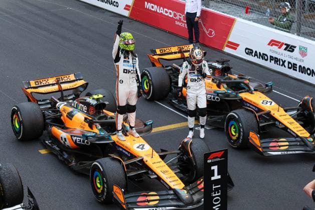 Winner, Sieger, Lando Norris (McLaren Formula 1 Team), Rennen, Grosser Preis von Monaco, Motorsport, Herren, Formel 1, 25.05.2025 Monte Carlo Monaco MCO
