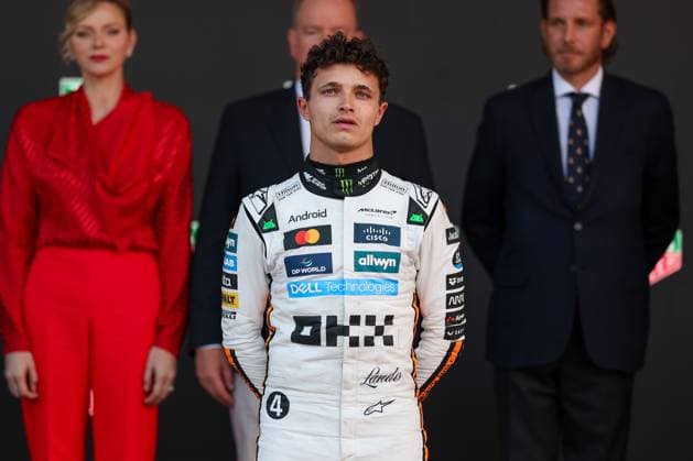 Winner, Sieger, Lando Norris (McLaren Formula 1 Team), Rennen, Grosser Preis von Monaco, Motorsport, Herren, Formel 1, 25.05.2025 Monte Carlo Monaco MCO