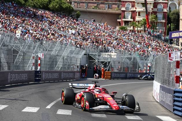F1 Gran Prix of Monaco Charles Leclerc of Scuderia Ferrari on track during the F1 Grand Prix of Monaco at Circuit de Monaco on May 25, 2025 in Monte-Carlo, Monaco. Monaco Monte-Carlo Monaco Copyright: xMarcoxCanonierox