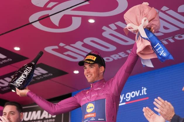 Pedersen Mads of Lidl-Trek, cyclamen jersey, during the stage 15 of the Giro d™Italia from Fiume Veneto to Asiago, Italy - Sunday, May 25, 2025. - cycling.  Copyright: xMassimoxPaolone LaPressex